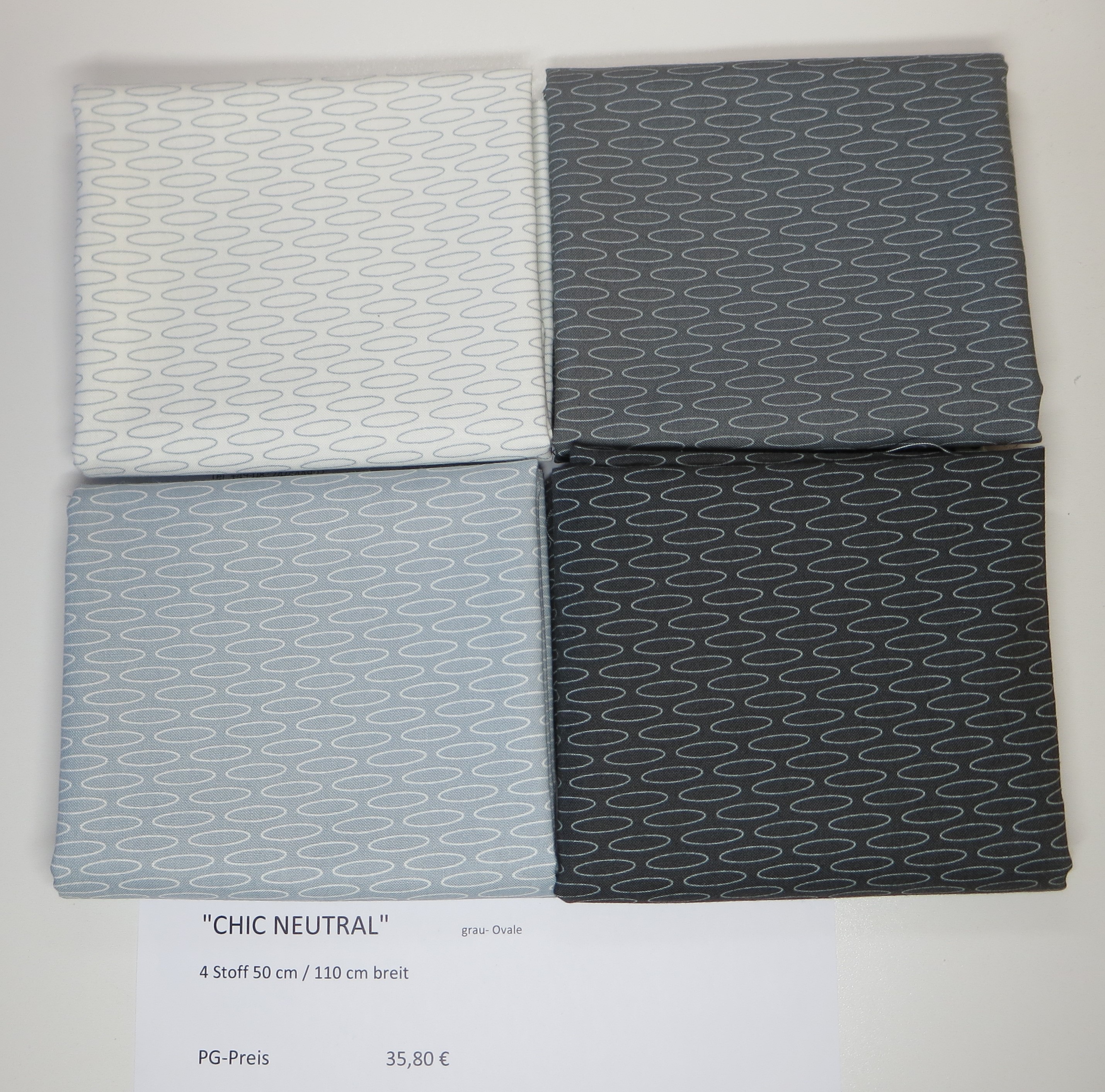 Chic Neutral grau ovale Chic Neutral grau ovale