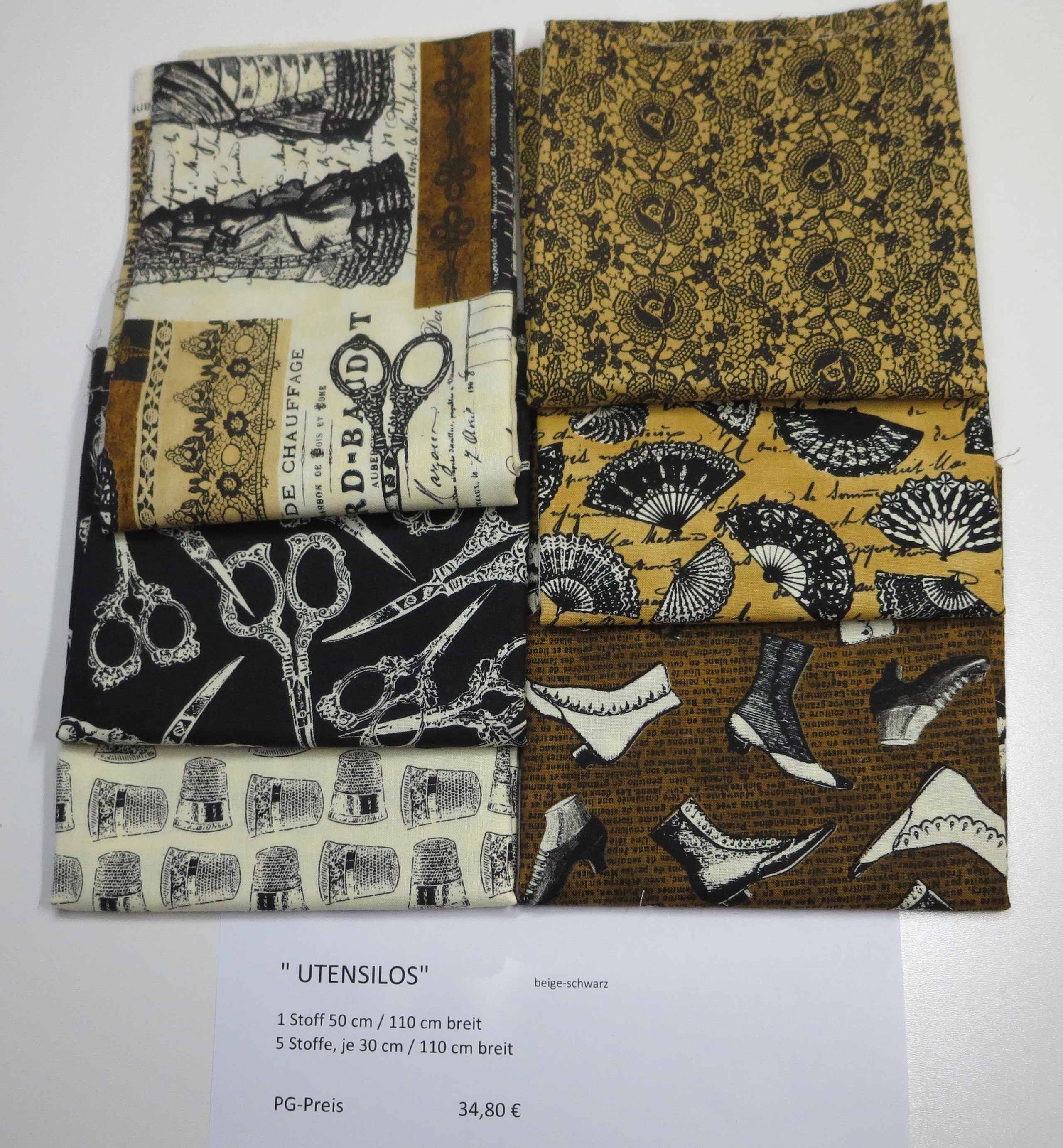 Utensilos beige-schwarz Utensilos beige-schwarz